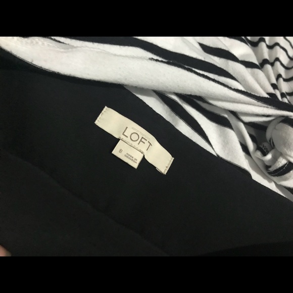 4/$25 ❤️Loft size 8 black skort - Picture 4 of 4
